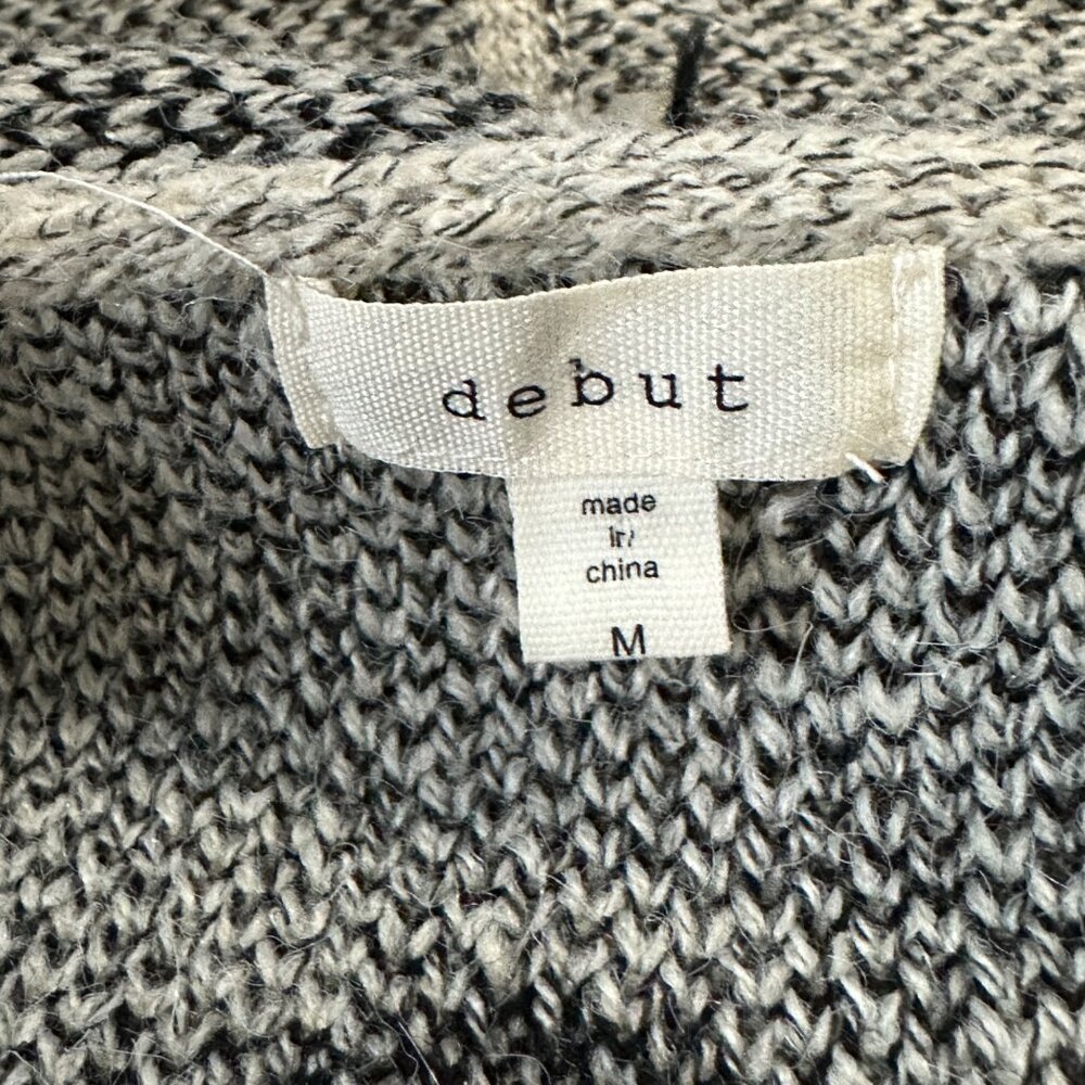 Debut size M beige southwest print pockets long sleeve open cardigan tag missing - Picture 4 of 6